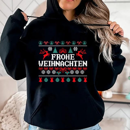 Frohe Weihnachten German Merry Christmas Holidays Germany T-Shirt - Christmas Unisex T-Shirt/Hoodie/Sweatshirt - TRNN00
