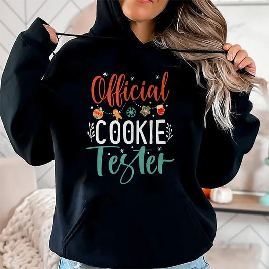 Official Cookie Tester Funny Christmas Couples Matching T-Shirt - Christmas Unisex T-Shirt/Hoodie/Sweatshirt - TRNN00