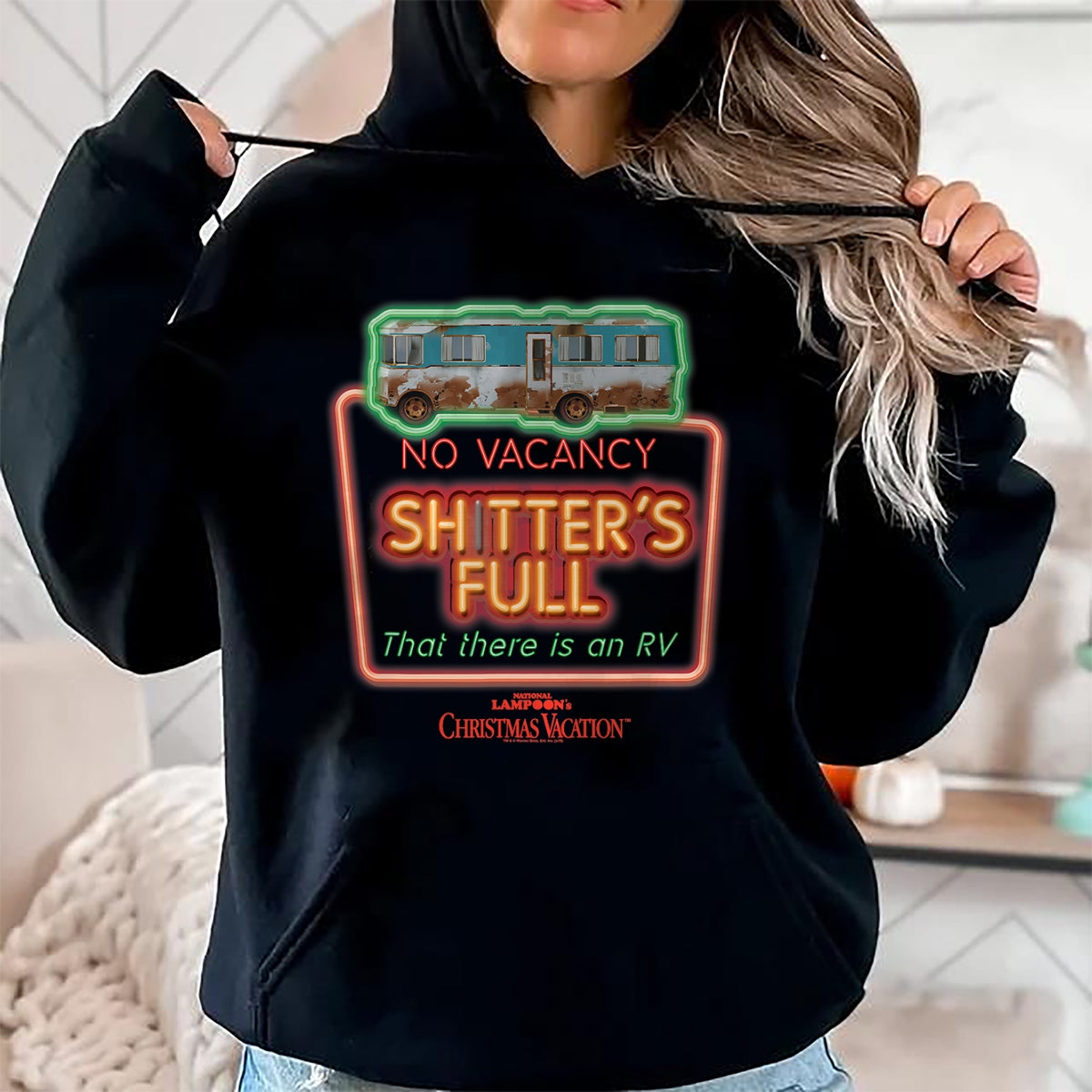 Christmas Vacation No Vacancy Shtter's Full Christmas T-Shirt - Christmas Unisex T-Shirt/Hoodie/Sweatshirt - TRNN00