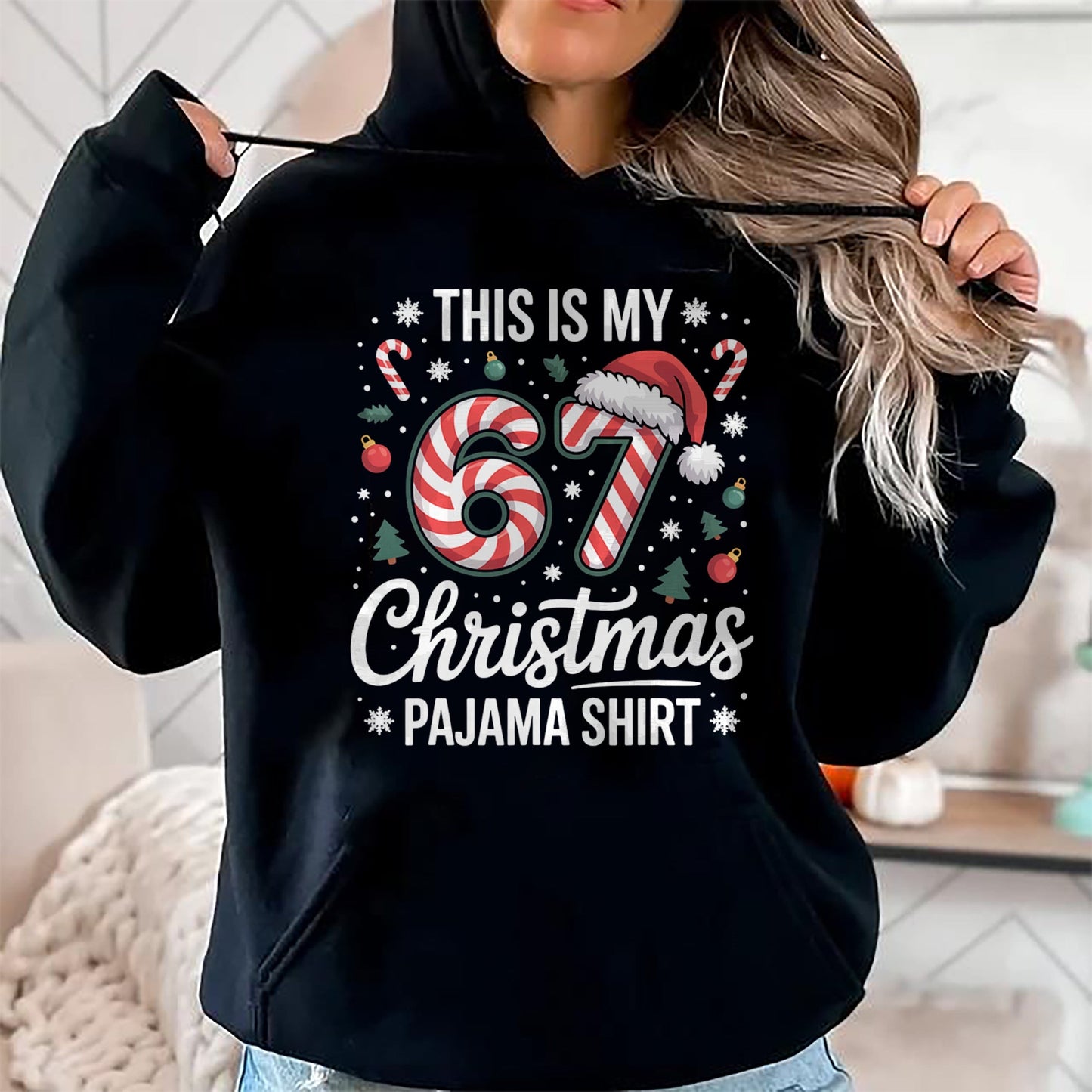 This My 67 Christmas Pajama 67 Meme Gen Alpha Boys Girls T-Shirt - Christmas Unisex T-Shirt/Hoodie/Sweatshirt - TRNN00