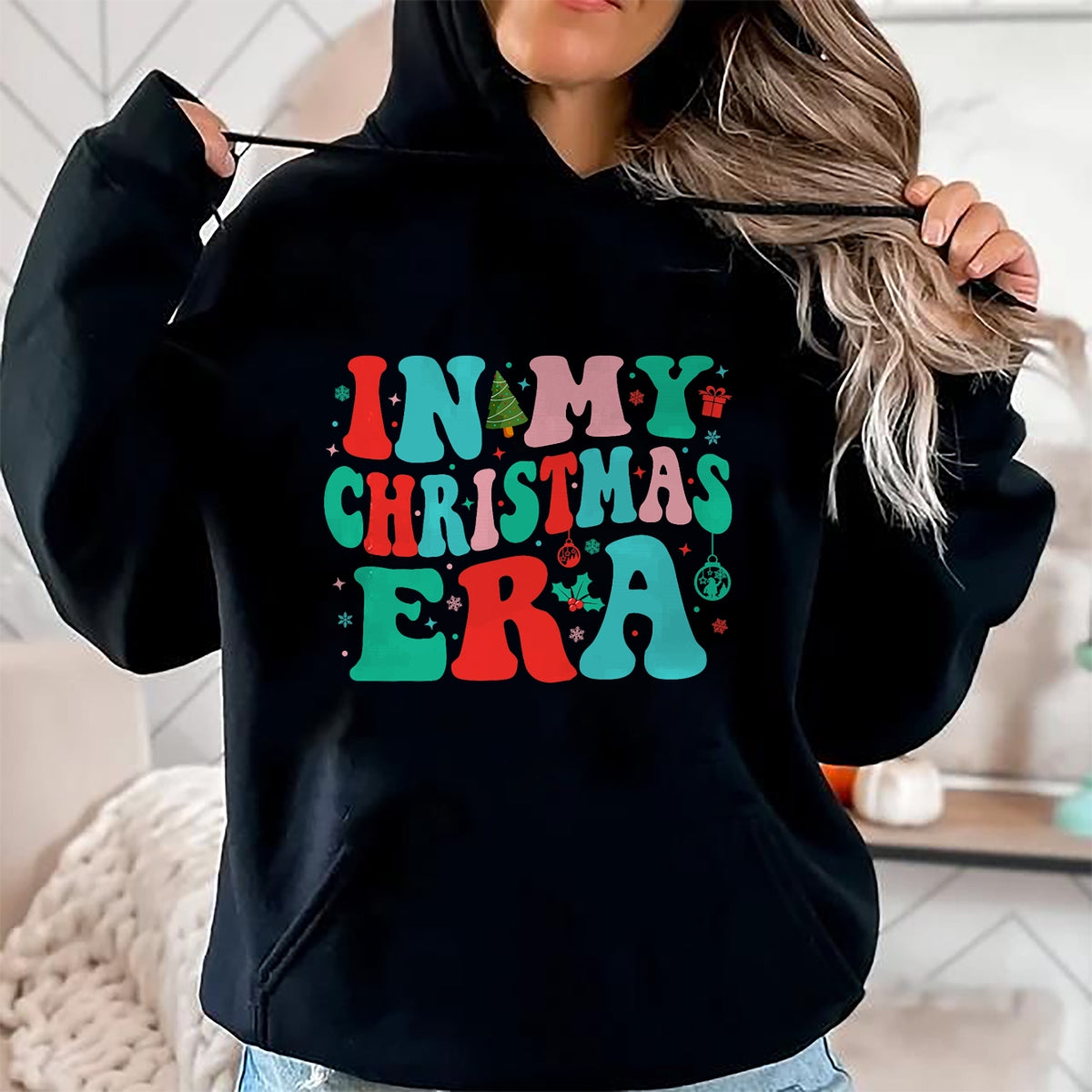 In My Christmas Era Cute Groovy Christmas Holiday Xmas T-Shirt - Christmas Unisex T-Shirt/Hoodie/Sweatshirt - TRNN00
