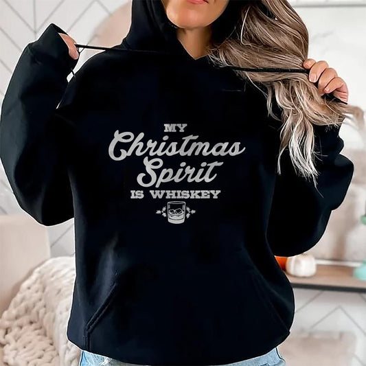 Funny Christmas Drinking Shirt Whiskey Liquor Drinker Saying T-Shirt - Christmas Unisex T-Shirt/Hoodie/Sweatshirt - TRNN00