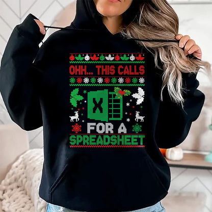 Oh this calls for a Spreadsheet Christmas sweater Excel Sweatshirt - Christmas Unisex T-Shirt/Hoodie/Sweatshirt - TRNN00