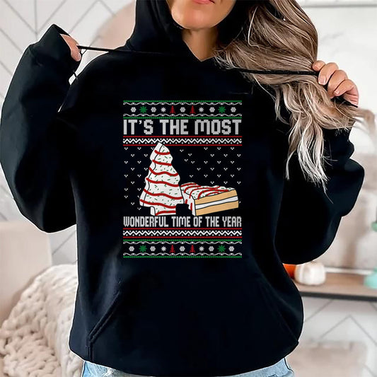 Its The Most Wonderful Time Of The Year Christmas tree cake T-Shirt - Christmas Unisex T-Shirt/Hoodie/Sweatshirt - TRNN00