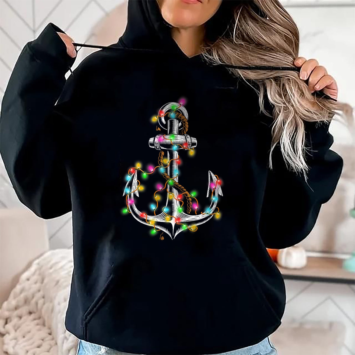 Christmas Lights Boating Sailing Cruise Boat Gifts T-Shirt - Christmas Unisex T-Shirt/Hoodie/Sweatshirt - TRNN00