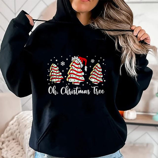 Groovy Oh Christmas Tree Cakes Debbie Becky Jen Cake Lovers T-Shirt - Christmas Unisex T-Shirt/Hoodie/Sweatshirt - TRNN00
