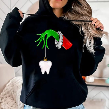 Christmas Tooth Dentist Dental Assistant Teeth Xmas Pajamas T-Shirt - Christmas Unisex T-Shirt/Hoodie/Sweatshirt - TRNN00