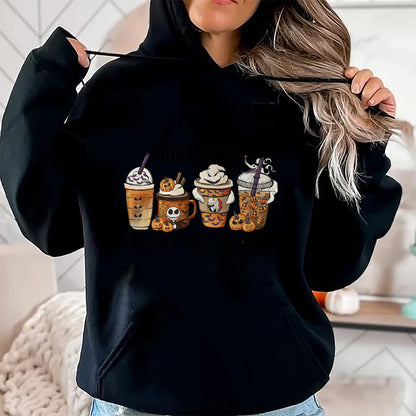 Nightmare Before Coffee Pumpkin Spice Halloween Costume T-Shirt - Christmas Unisex T-Shirt/Hoodie/Sweatshirt - TRNN00