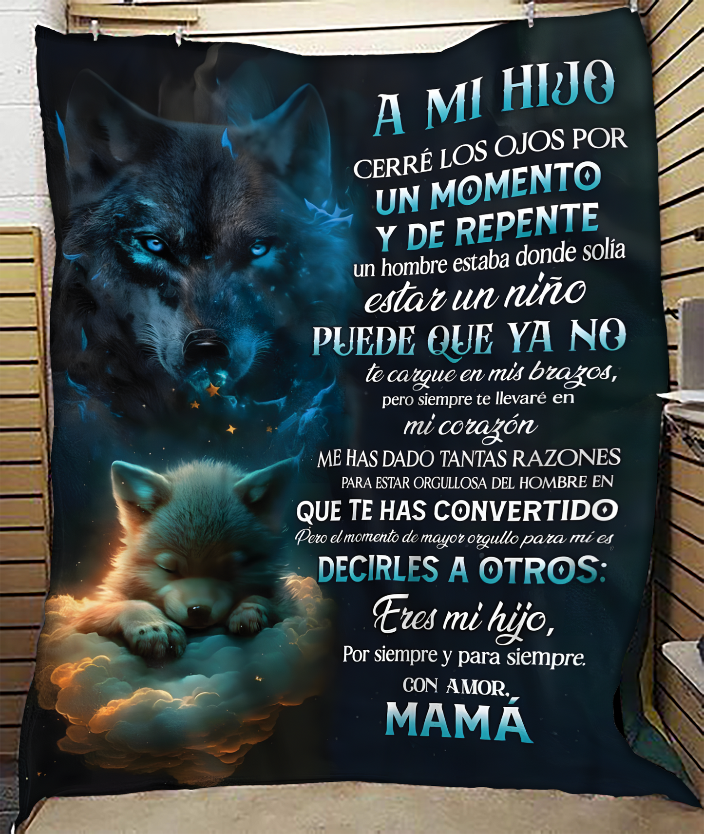 MANTA PARA HIJO – REGALO DE COMODIDAD Y CALOR DE MAMÁ Manta acolchada de forro polar Sherpa NTTDsp (SKUB11-79)