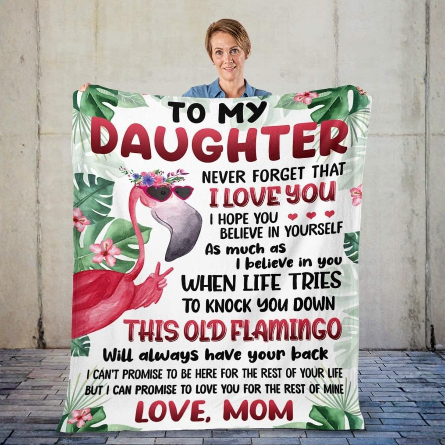 Special Daughter Gift Blanket - From Mom