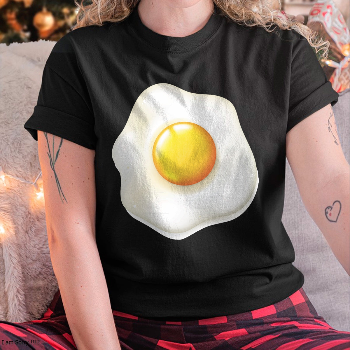 Egg Costume T-Shirt Funny Christmas  Halloween Egg Shirt T-Shirt - Christmas Unisex T-Shirt/Hoodie/Sweatshirt - TRNN00