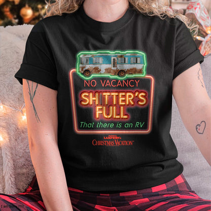 Christmas Vacation No Vacancy Shtter's Full Christmas T-Shirt - Christmas Unisex T-Shirt/Hoodie/Sweatshirt - TRNN00
