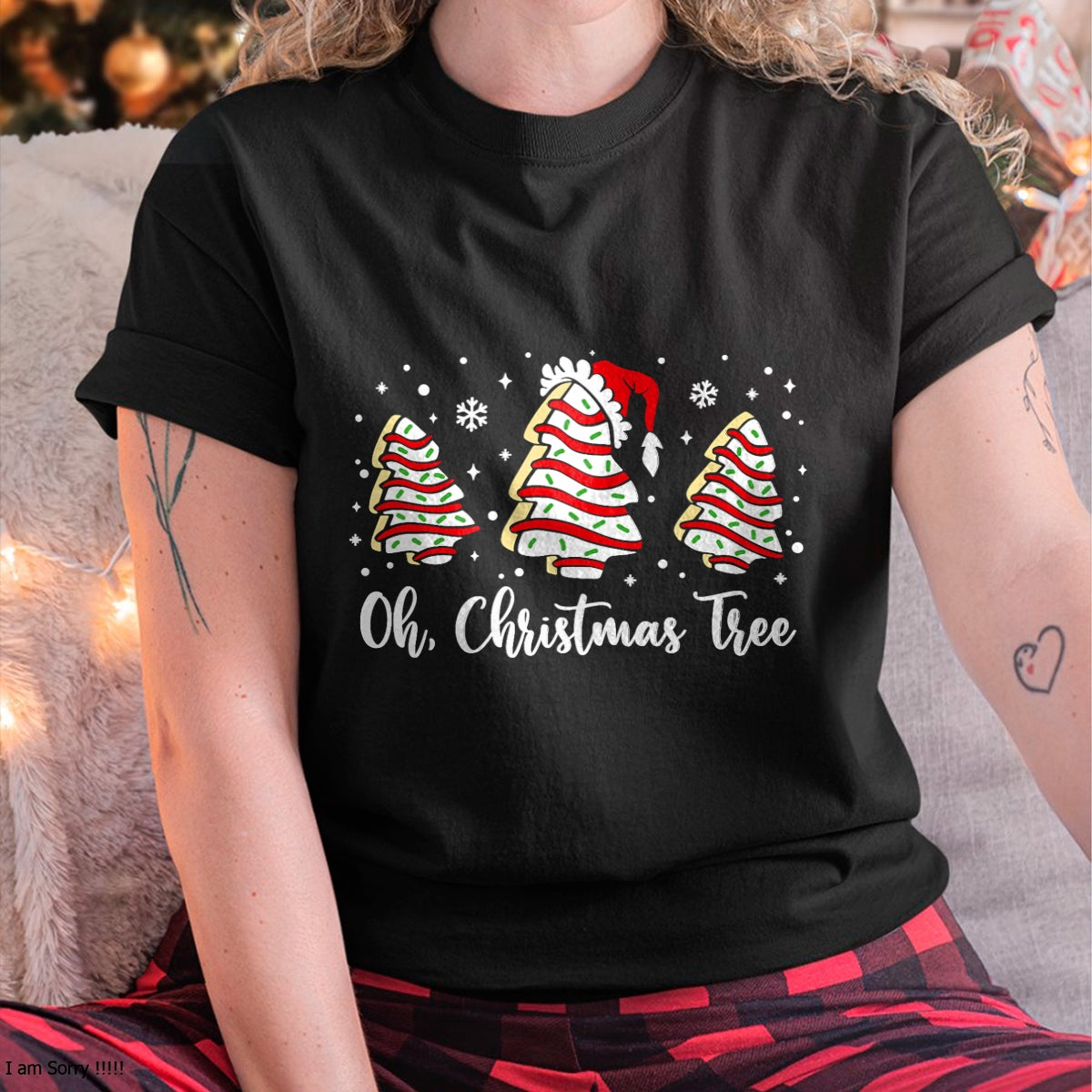 Groovy Oh Christmas Tree Cakes Debbie Becky Jen Cake Lovers T-Shirt - Christmas Unisex T-Shirt/Hoodie/Sweatshirt - TRNN00