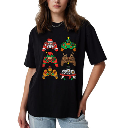 Christmas Gamer Controller Xmas Gaming T-Shirt - Christmas Unisex T-Shirt/Hoodie/Sweatshirt - TRNN00
