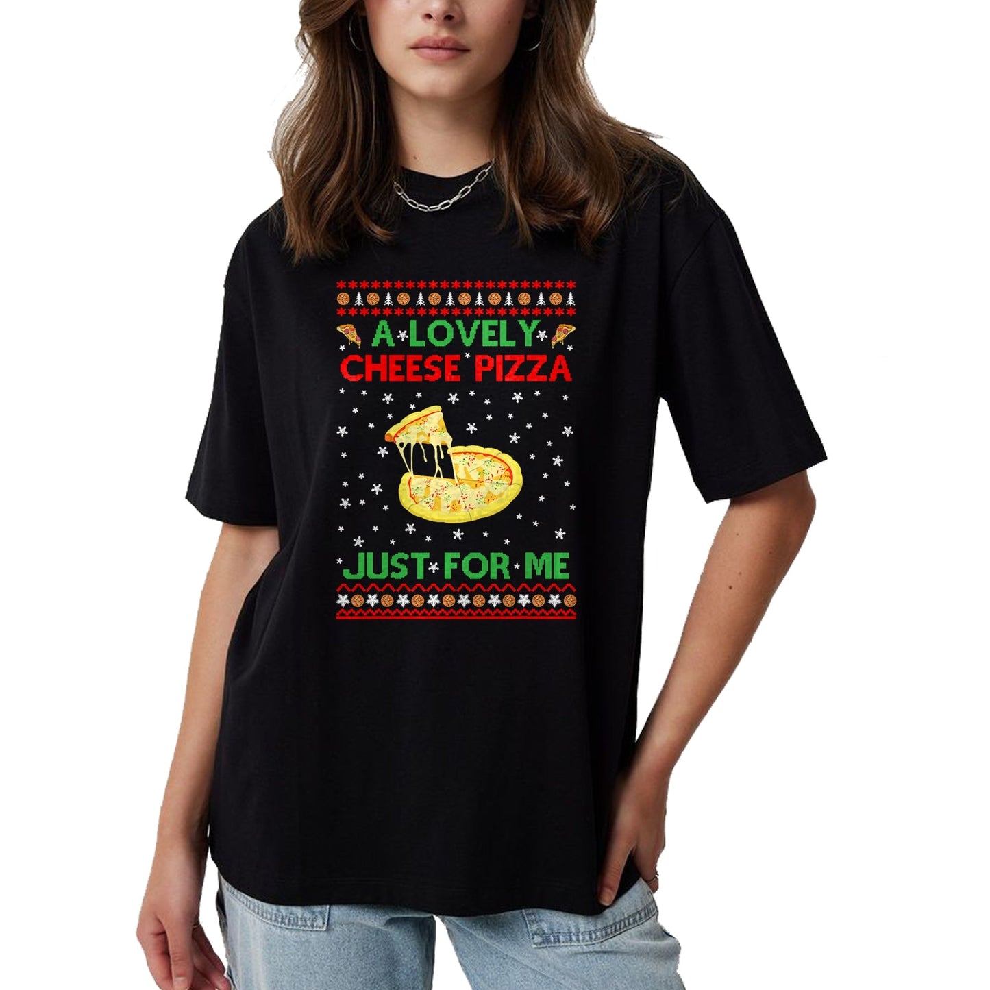 A Lovely Cheese Pizza Shirt Alone Funny Kevin X-Mas Home T-Shirt - Christmas Unisex T-Shirt/Hoodie/Sweatshirt - TRNN00