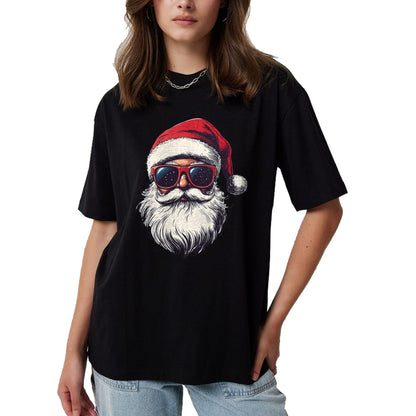 Cool Santa Claus Face Retro Sunglasses Christmas Men Boys T-Shirt - Christmas Unisex T-Shirt/Hoodie/Sweatshirt - TRNN00