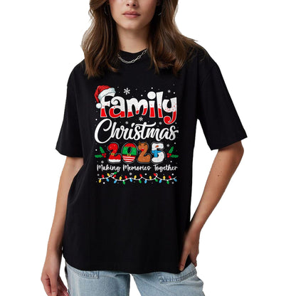 Family Christmas 2025 Matching Outfit Xmas Squad Santa T-Shirt - Christmas Unisex T-Shirt/Hoodie/Sweatshirt - TRNN00