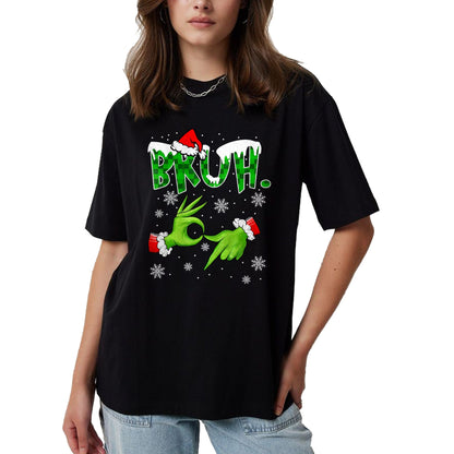 Bruh 67 Six Seven 6 7 Meme Christmas Funny Gen Alpha Slang T-Shirt  - Christmas Unisex T-Shirt/Hoodie/Sweatshirt - TRNN00