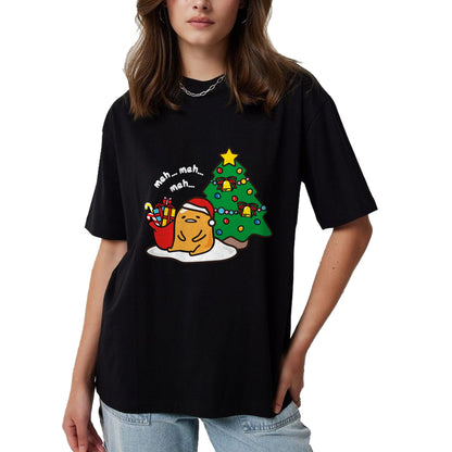 Gudetama Christmas Tree Hoodie Sweatshirt Pullover Hoodie - Christmas Unisex T-Shirt/Hoodie/Sweatshirt - TRNN00