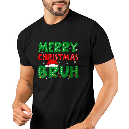 Bruh Meme Funny Saying Bro Greeting Teens Boys Men Christmas T-Shirt - Christmas Unisex T-Shirt/Hoodie/Sweatshirt - TRNN00