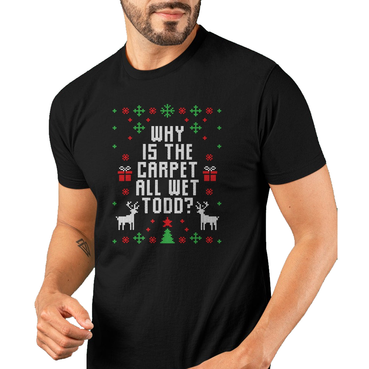 Kaemel Designs Ugly Christmas Sweater Todd T-Shirt - Christmas Unisex T-Shirt/Hoodie/Sweatshirt - TRNN00 (Copy)