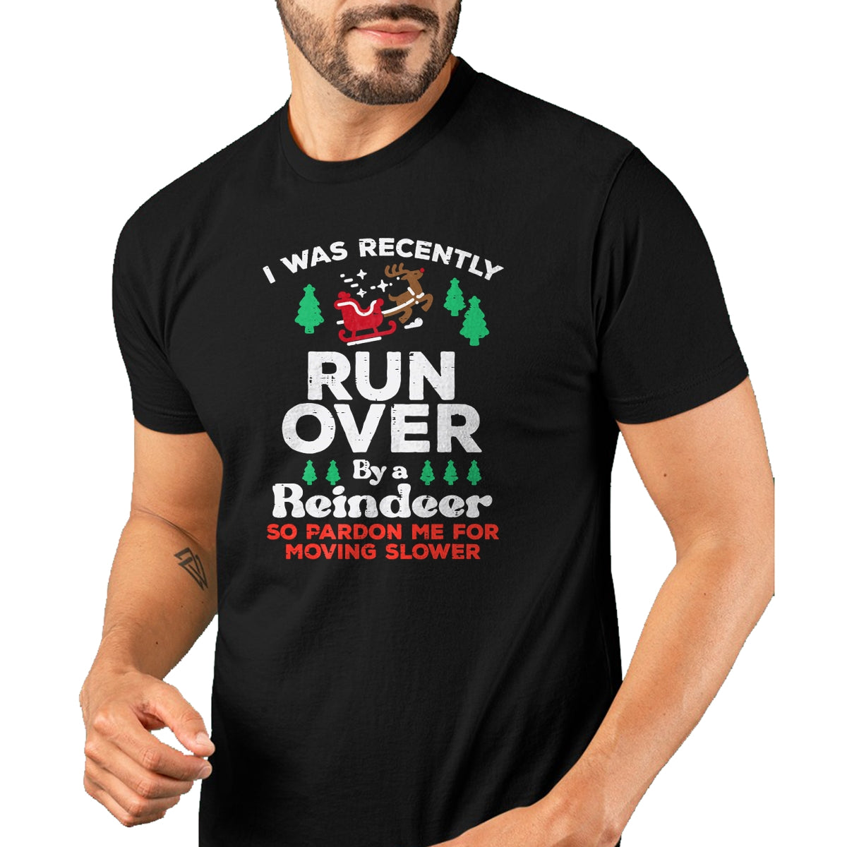 Christmas Runover By Reindeer Funny Xmas Women Men Kids T-Shirt - Christmas Unisex T-Shirt/Hoodie/Sweatshirt - TRNN00