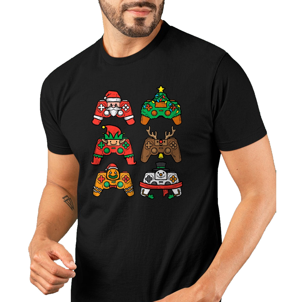 Christmas Gamer Controller Xmas Gaming T-Shirt - Christmas Unisex T-Shirt/Hoodie/Sweatshirt - TRNN00