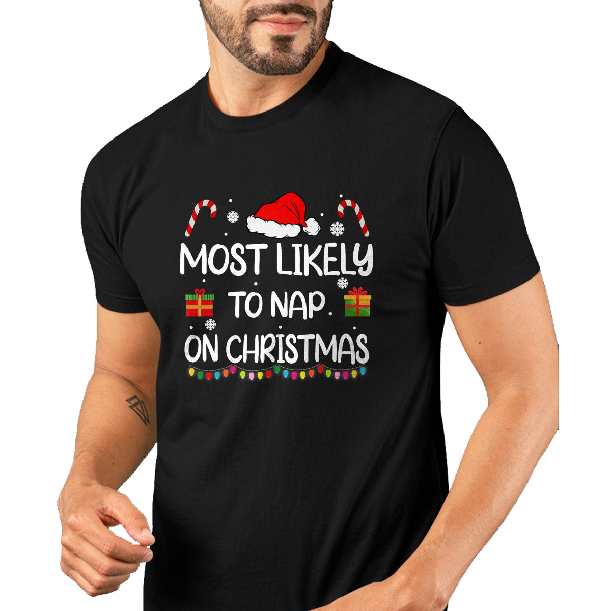 Most Likely To Nap On Christmas family funny matching T-Shirt - Christmas Unisex T-Shirt/Hoodie/Sweatshirt - TRNN00