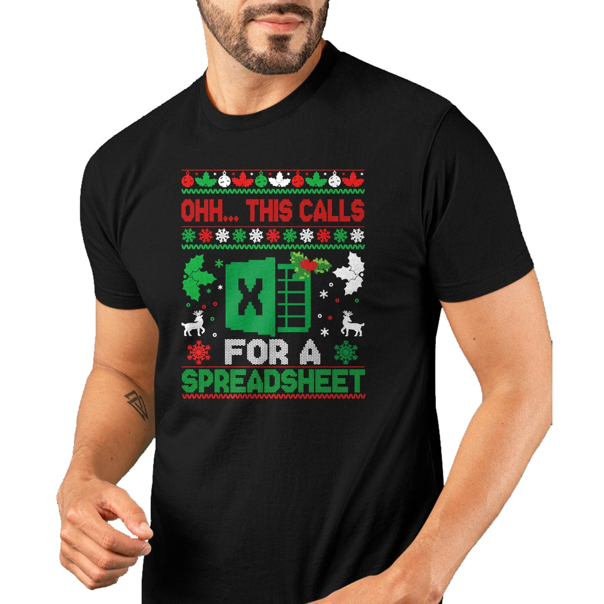 Oh this calls for a Spreadsheet Christmas sweater Excel Sweatshirt - Christmas Unisex T-Shirt/Hoodie/Sweatshirt - TRNN00