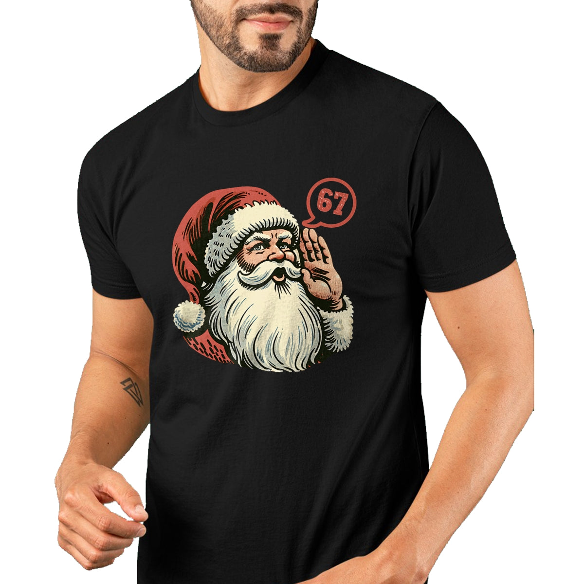 67 Christmas Funny Six Seven Meme Brainrot Santa Claus Boys T-Shirt - Christmas Unisex T-Shirt/Hoodie/Sweatshirt - TRNN00