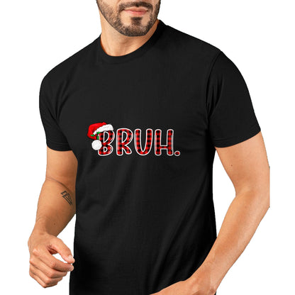 Bruh Funny Christmas Plaid Teens Boys Kids Xmas Pajamas T-Shirt - Christmas Unisex T-Shirt/Hoodie/Sweatshirt - TRNN00
