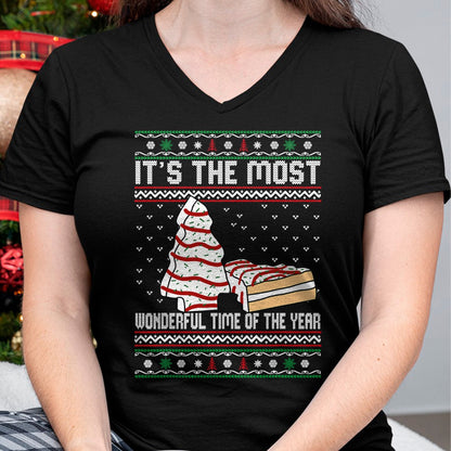 Its The Most Wonderful Time Of The Year Christmas tree cake T-Shirt - Christmas Unisex T-Shirt/Hoodie/Sweatshirt - TRNN00