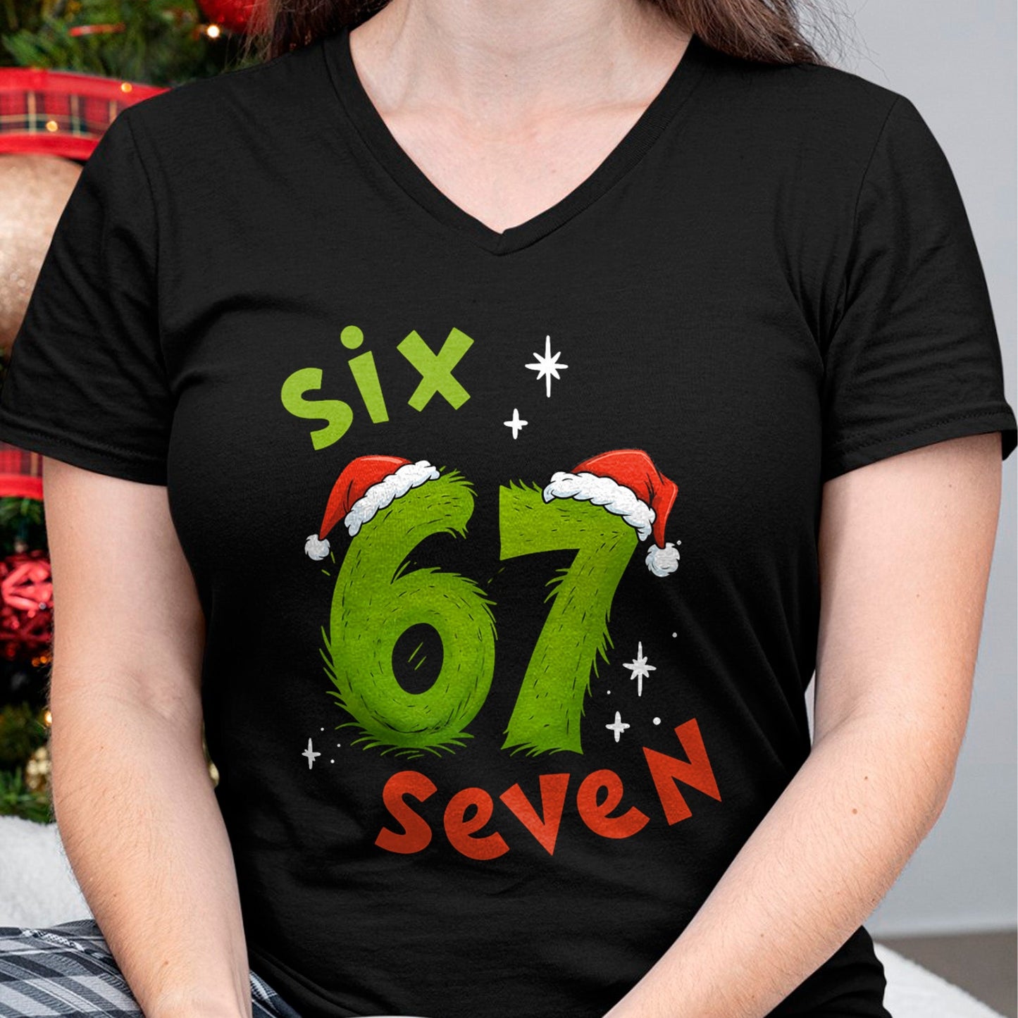 67 Meme Six Seven for Kids Women Men Boys Girls Christmas T-Shirt - Christmas Unisex T-Shirt/Hoodie/Sweatshirt - TRNN00