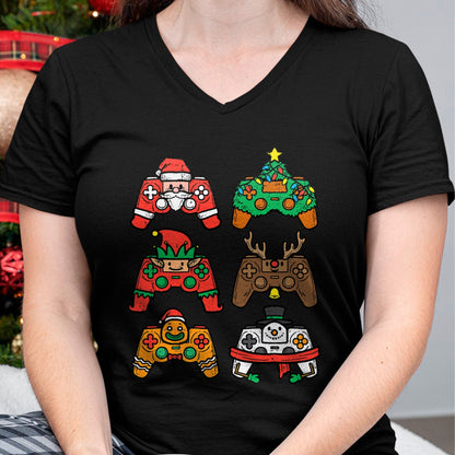 Christmas Gamer Controller Xmas Gaming T-Shirt - Christmas Unisex T-Shirt/Hoodie/Sweatshirt - TRNN00