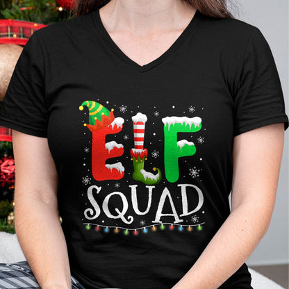 Elf Family Christmas Matching Pajamas Xmas Elf Squad T-Shirt - Christmas Unisex T-Shirt/Hoodie/Sweatshirt - TRNN00