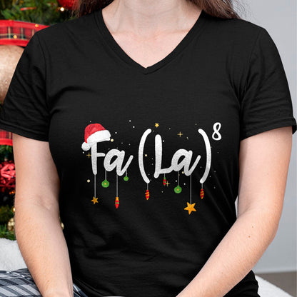 FA (LA)8 Funny Christmas Santa Fa La Math T-Shirt - Christmas Unisex T-Shirt/Hoodie/Sweatshirt - TRNN00
