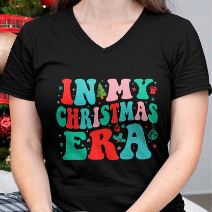 In My Christmas Era Cute Groovy Christmas Holiday Xmas T-Shirt - Christmas Unisex T-Shirt/Hoodie/Sweatshirt - TRNN00