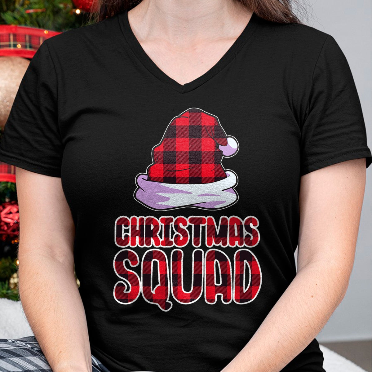 Christmas Squad Family Group Matching Christmas Party Pajama T-Shirt - Christmas Unisex T-Shirt/Hoodie/Sweatshirt - TRNN00