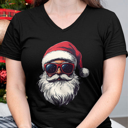 Cool Santa Claus Face Retro Sunglasses Christmas Men Boys T-Shirt - Christmas Unisex T-Shirt/Hoodie/Sweatshirt - TRNN00