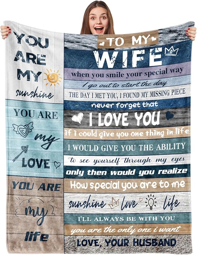 Special Blanket for Your Wife - From Husband Blanket