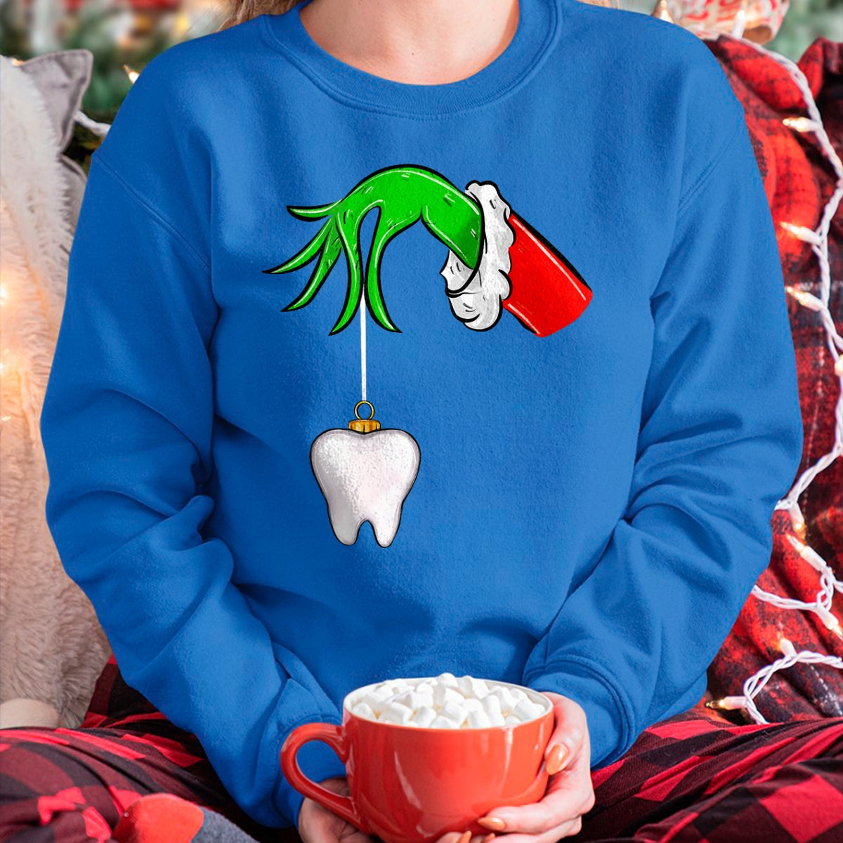 Christmas Tooth Dentist Dental Assistant Teeth Xmas Pajamas T-Shirt - Christmas Unisex T-Shirt/Hoodie/Sweatshirt - TRNN00