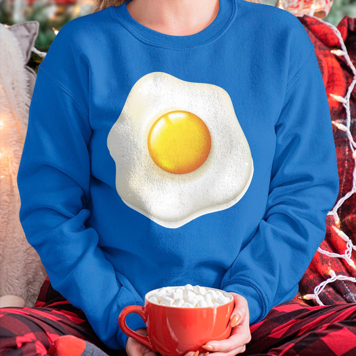 Egg Costume T-Shirt Funny Christmas  Halloween Egg Shirt T-Shirt - Christmas Unisex T-Shirt/Hoodie/Sweatshirt - TRNN00