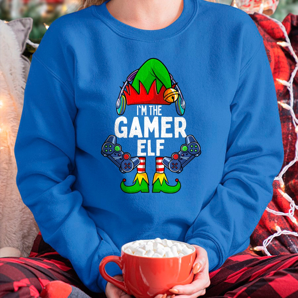 Gamer Elf Matching Family Christmas T-Shirt - Christmas Unisex T-Shirt/Hoodie/Sweatshirt - TRNN00