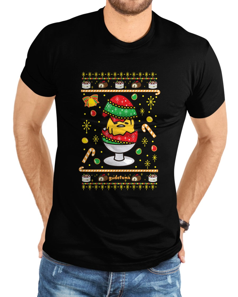 Gudetama Ugly Christmas Egg T-Shirt - Christmas Unisex T-Shirt/Hoodie/Sweatshirt - TRNN00