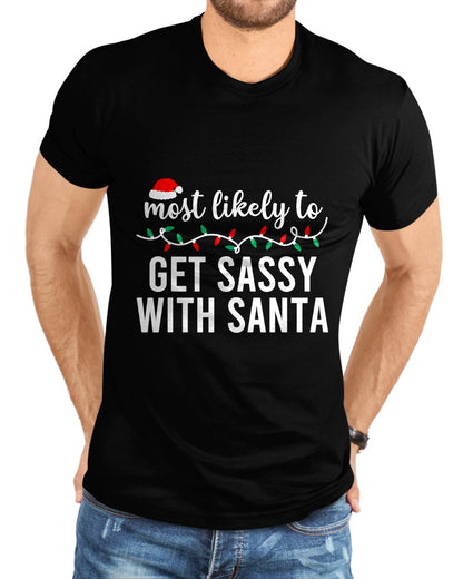 Most Likely To Christmas Shirt Matching Family Pajamas Funny T-Shirt - Christmas Unisex T-Shirt/Hoodie/Sweatshirt - TRNN00