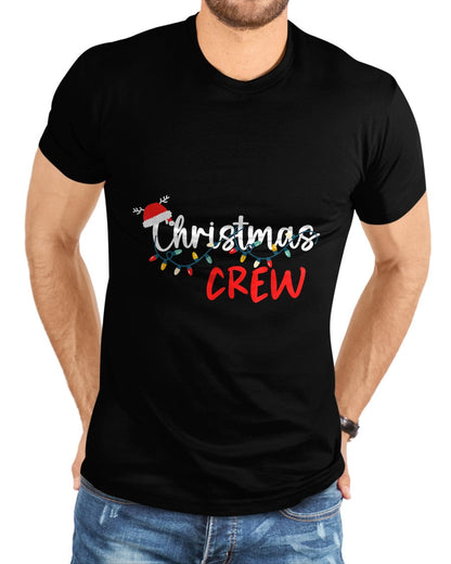 Christmas Crew Xmas Lights Family Matching Pajamas Holiday T-Shirt - Christmas Unisex T-Shirt/Hoodie/Sweatshirt - TRNN00