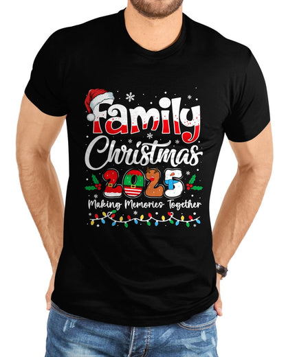 Family Christmas 2025 Matching Outfit Xmas Squad Santa T-Shirt - Christmas Unisex T-Shirt/Hoodie/Sweatshirt - TRNN00