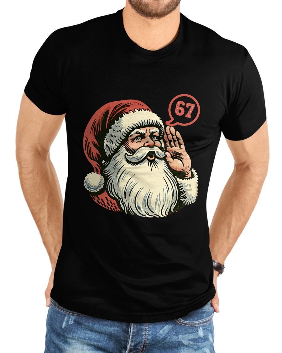 67 Christmas Funny Six Seven Meme Brainrot Santa Claus Boys T-Shirt - Christmas Unisex T-Shirt/Hoodie/Sweatshirt - TRNN00