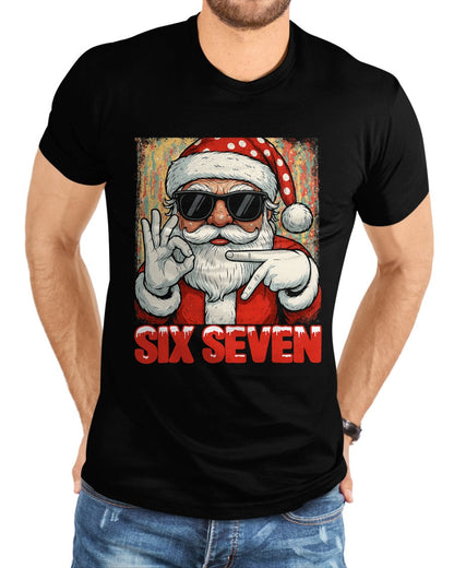 Funny Six Seven Meme Christmas Cool Santa Saying 6 7 T-Shirt - Christmas Unisex T-Shirt/Hoodie/Sweatshirt - TRNN00