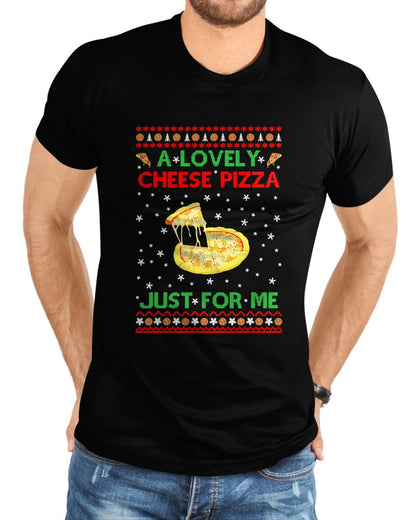 A Lovely Cheese Pizza Shirt Alone Funny Kevin X-Mas Home T-Shirt - Christmas Unisex T-Shirt/Hoodie/Sweatshirt - TRNN00